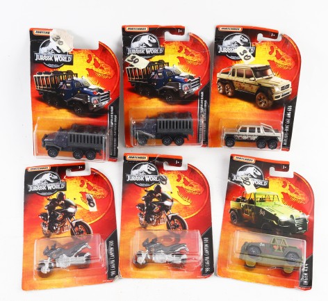 УЦІНКА 30% Транспорт Matchbox FMW90 Jurassic World метал.16в.лист 17*4*11 