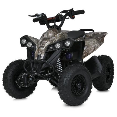 Дитячий електроквадроцикл E-XBW-1200S-13 1200W 48V, надувні колеса, бежевий камуфляж