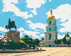 Картина по номерам Sofiivska Square (40x50) (RB-0280)