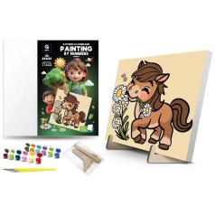 Картина по номерах на підставці 