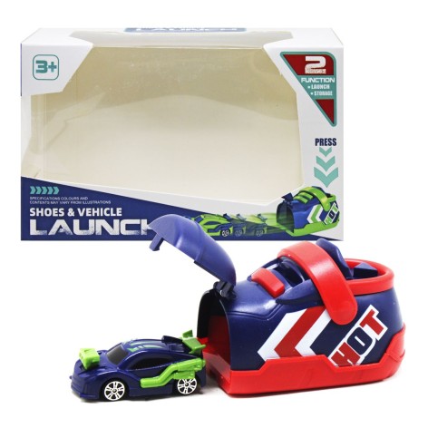 Машинка кед-запускатель, красный