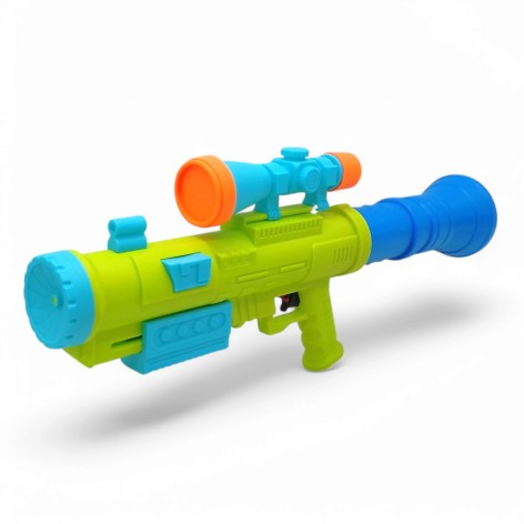 Водний пістолет, помповий механізм, (54 см) зелений