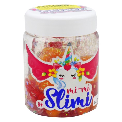 Слайм Mi-mi Slimi, 150 г червоно-жовтогарячий