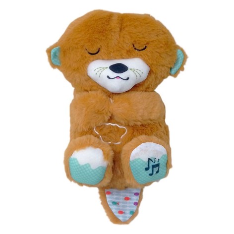 М'яка іграшка-нічник "Дихаюча видра", в пакеті (коричнева)