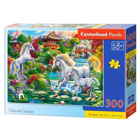 Пазлы "Сад единорогов", 300 элементов