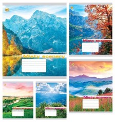 Тетрадь 24 л.линия Твердая ТЕ42307 Природа, 20 шт. в уп. /320/, 5к.