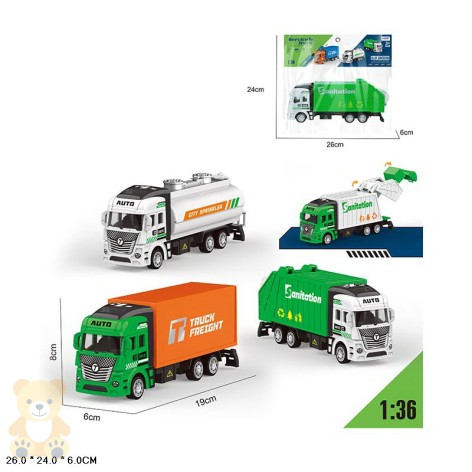Іграшкова машинка міські служби 4 види 24x26 см (144-2)