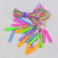 Скакалка кольорова 10шт в звязці, довжина 250см, товщина 4,1мм /60/