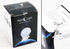 УЦЕНКА 30% Нічник проєктор, 3 кольори підсвічування, дріт, інструкція, в кор. 13*10*10 см 