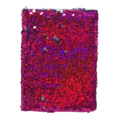 Блокнот Паєтки 60 арк А6 малиновий