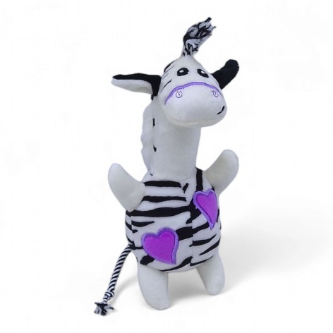 Мягкая игрушка "Зебра. LOVE" (20 см.)