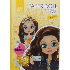 Раскраска-одежда Paper Doll Susan