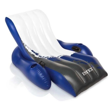 Intex Кресло в виде шезлонга+подлокотники, 180х135см, от 8-ми лет, в коробке