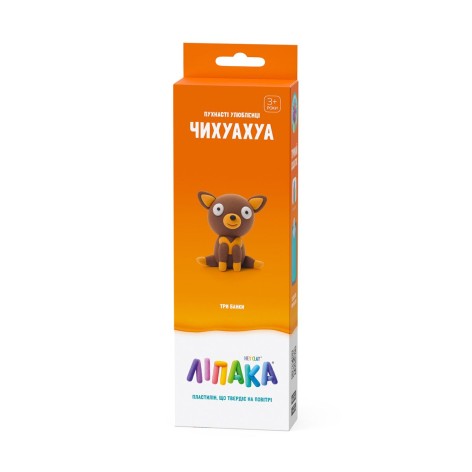 Набор самостоятельно твердеющего пластилина ЛИПАКА – ПУШИНЫЕ ЛЮБИМЫ: ЧИХУАХУА