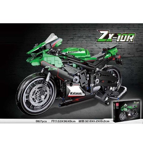 Конструктор “Мотоцикл”, 867 деталей, в кор. 53*36*8см /12/