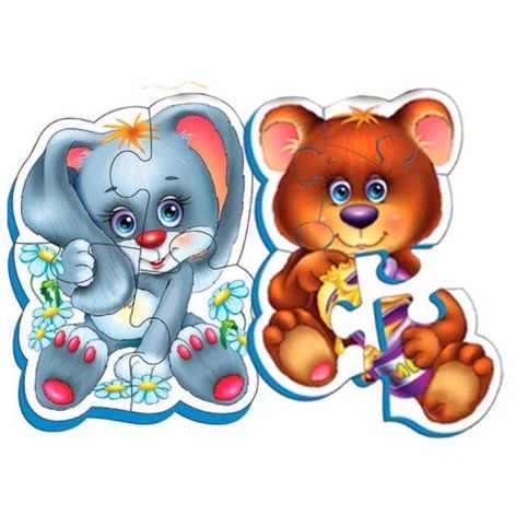 Мягкие беби пазлы 