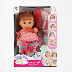 Лялька п’є з пляшечки, ходить у горщик, закриває очі, музичний чіп, висота 30 см, в кор. /24/