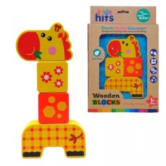 Деревянная игрушка Kids hits арт. KH20/003 жирафа 4 детали корр. 18,5*27,9*3 см