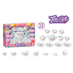 Набір посуду чайний сервіз на 4 персони, фарфор, 13пр, в кор-ці, 23-18-4,5см /36/