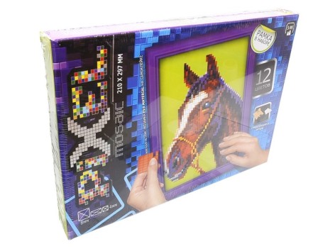 Набір для дитячої творчості М'яка тетріс-мозаїка Pixel Пок