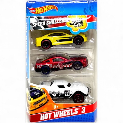 Набір металевих машинок "Hot Wheels", 3 штуки, Вид 7