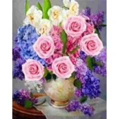 Алмазная мозаика по номерам 30*40 