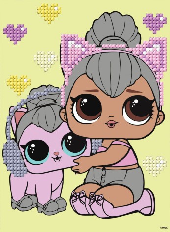 Набор с алмазной мозаикой (выборочной) 