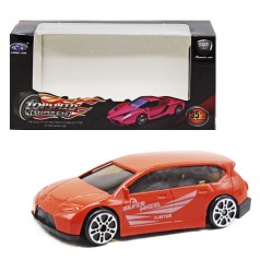 Машинка металева, міні, (помаранчева)