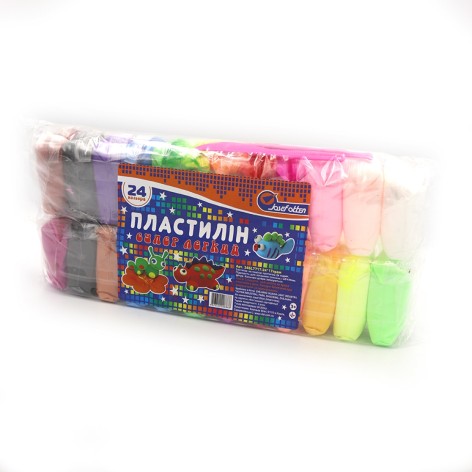 Пластилин супер легкий Josef Otten, 24цв.