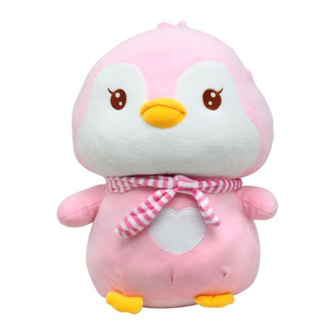 М'яка іграшка "Пінгвін Айсі", 38 см, рожевий