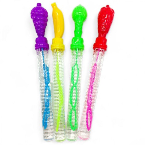 Мильні бульбашки "Фрукти", 25 см, 50 мл (ціна за 1 шт.)