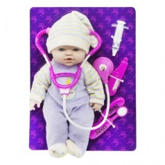 Кукла-пупс с докторским набором 