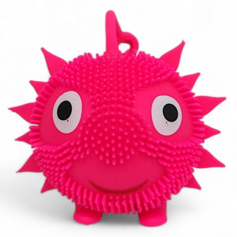 Антистресс-светяшка "Солнышко" (8 см) малиновый