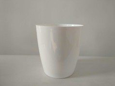 Горщик для квітів Амелі D22 білий з підставкою 6,5 л