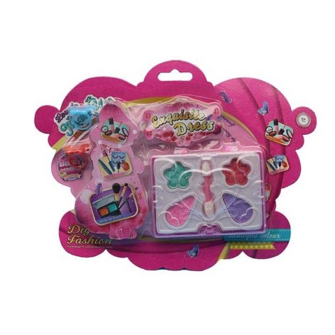 Косметика тени для век, аппликатор, 2 каблучки, на листе 9,5*1*7 см 