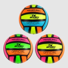 Мяч волейбольный TK Sport 280-300 г материал мягкий PVC 3 вида