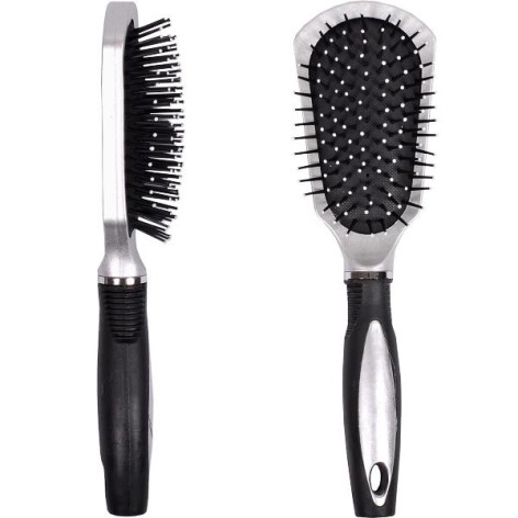 Щетка массажная трапеция двухцветная 23см X1-139