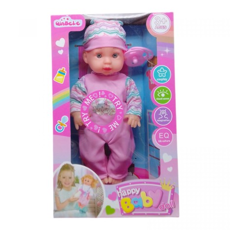 Пупс музыкальный, с соской, 24 см, Вид 4