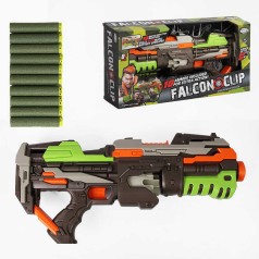 Автомат стреляет в мягкие патроны, автоматический режим работы, 10 патронов, в кор. 