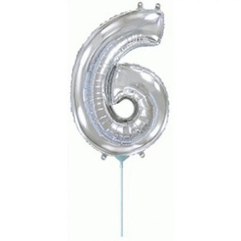 Повітряна куля фольгована "Цифра 6"