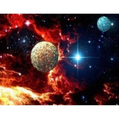 Алмазная мозаика по номерам 30*40 