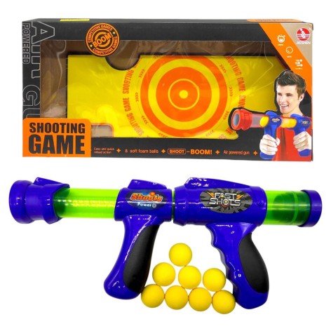 Помповое оружие  с шариками (СИНЯ)