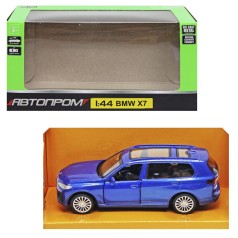 Машина металева АВТОПРОМ синя BMW