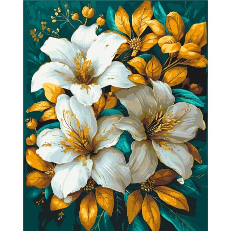 Картина за номерами Чарівні лілії.