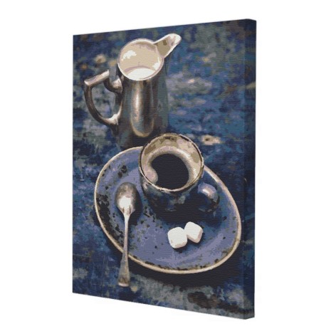 Картина по номерам Riviera Blanca "Я люблю кофе!" 40x50 см 21 цвет вертикальная (RB-0093)