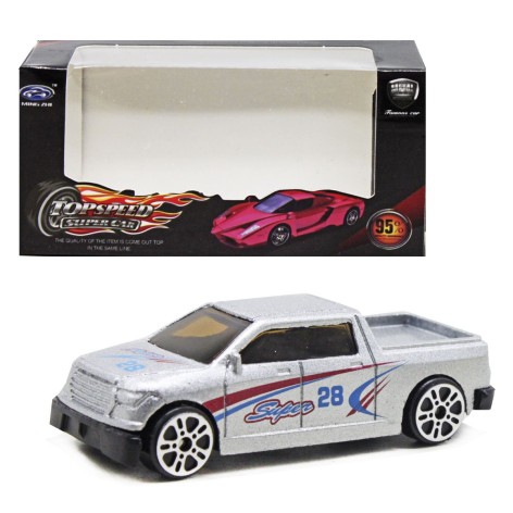 Машинка металева, міні, (сіра)