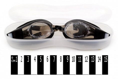 Очки для плавания детские, футляр 18*5,5*4,5 см
