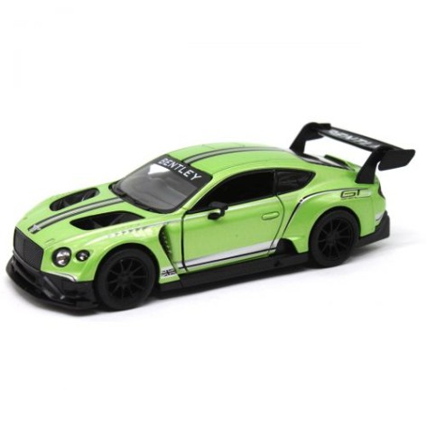Машинка KINSMART "Bentley Continental GT3", салатовая.