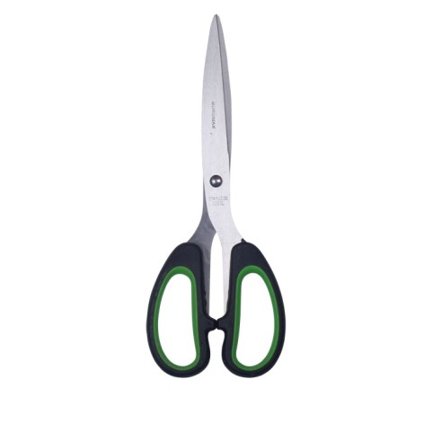 Ножиці офісні JOBMAX, 163мм, зелені вставки