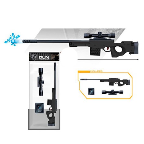 Автомат 80,5см, водяні кулі, приціл, у п/е, 21-60-5см 